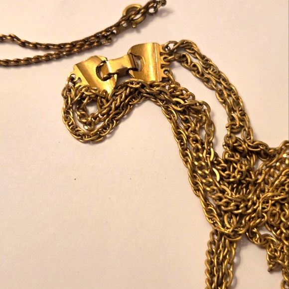 Vintage Gold-Toned Set Of 2 Necklaces - Picture 7 of 8